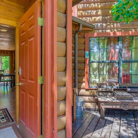 Unique Bear Country Cabin In Ruidoso With Hot Tub! 外观 照片