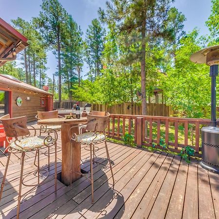 Unique Bear Country Cabin In Ruidoso With Hot Tub! 外观 照片